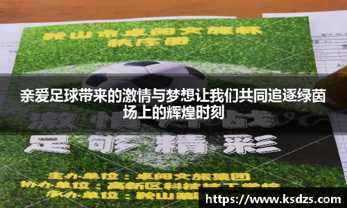 亲爱足球带来的激情与梦想让我们共同追逐绿茵场上的辉煌时刻